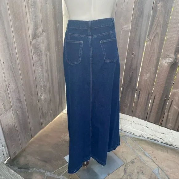 DISSH LENNON INDIGO DENIM MAXI SKIRT size 2 - Picture 13 of 13